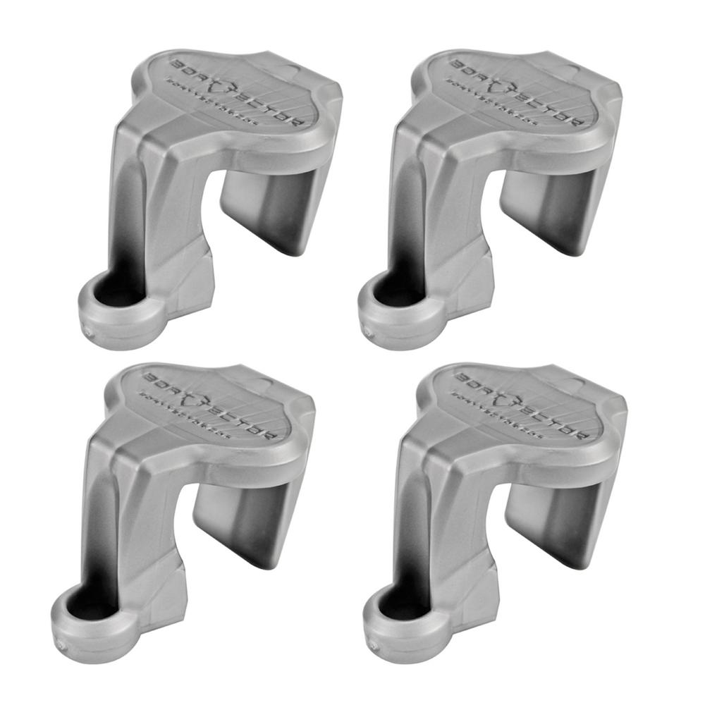 Pack of 4 4 Pcs kemimoto Pontoon Rail Fender Hanger Boat Fenders Adjuster for 1-1.25 Square Tube Rails of Pontoon Boats Update Fit for 1-1.25 Pontoon Rail Fender Adjuster