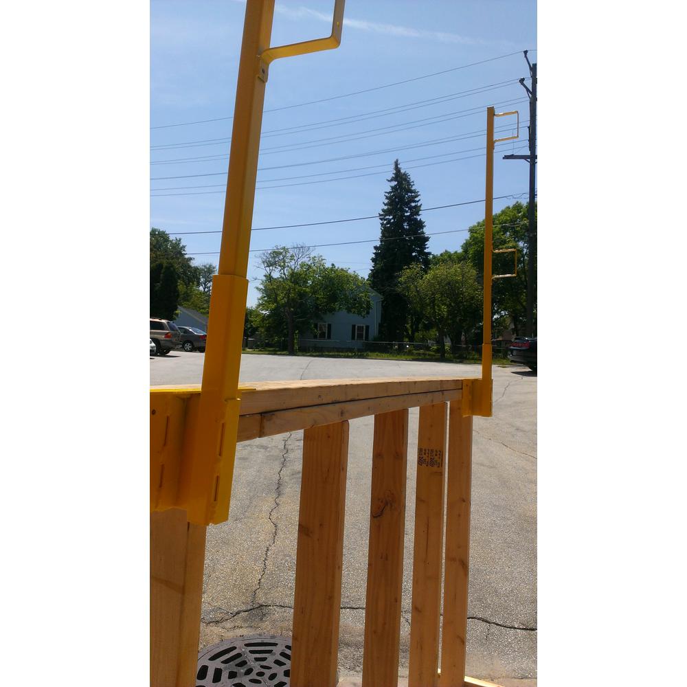 Acro Building Systems Vertical Guardrail System Bracket and Post12045