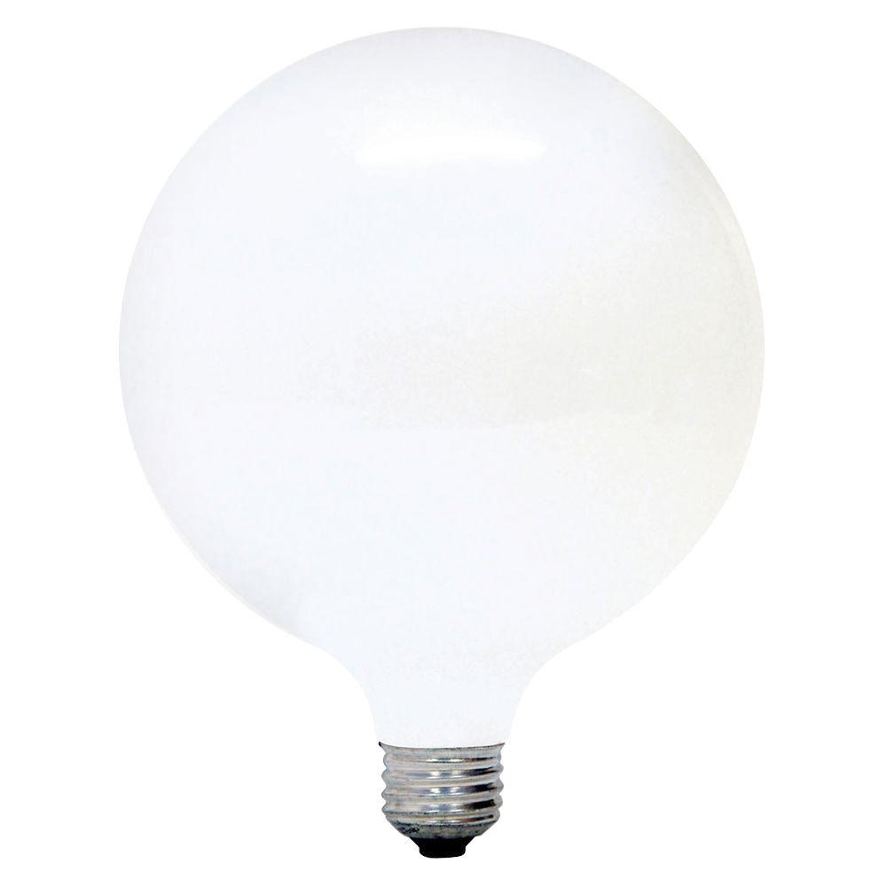GE 60Watt Incandescent G40 Globe Soft White Light Bulb60G40/WTP3