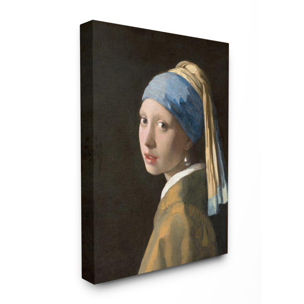 The Stupell Home Decor Collection 30 In X 40 In Vermeer Girl