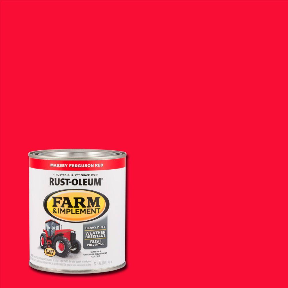 RustOleum 1qt. Farm and Implement Massey Ferguson Red Paint (Case of