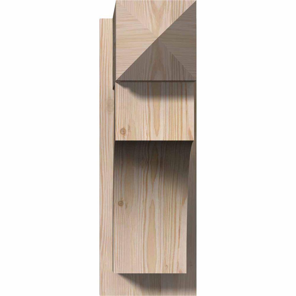 Ekena Millwork 8 In X 22 In X 22 In Westlake Arts And Crafts Smooth Douglas Fir Outlooker Out08x22x22wtl03sdf The Home Depot