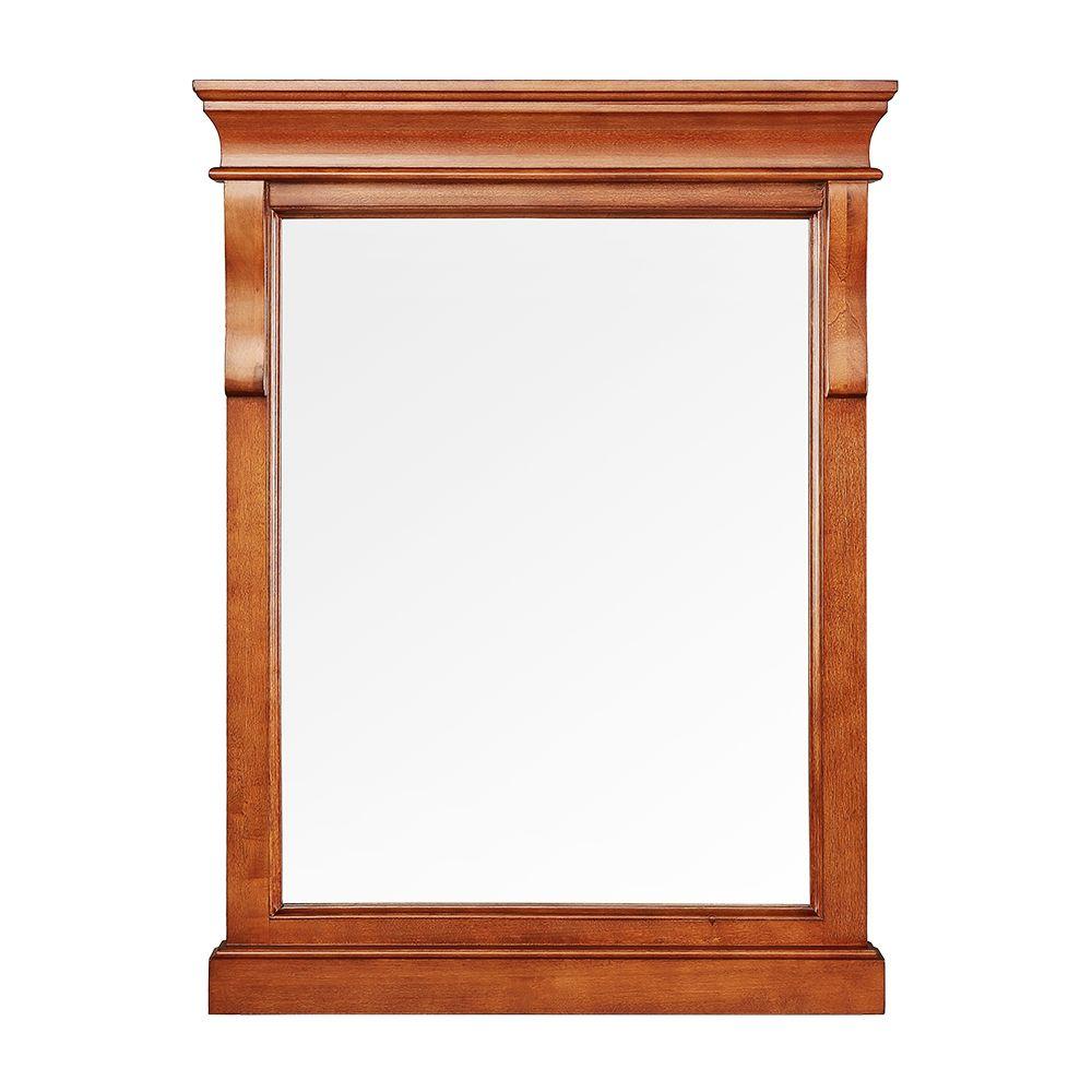 Home Decorators Collection Naples 24 in. x 32 in. Wall Mirror in Warm Cinnamon was $119.0 now $83.3 (30.0% off)