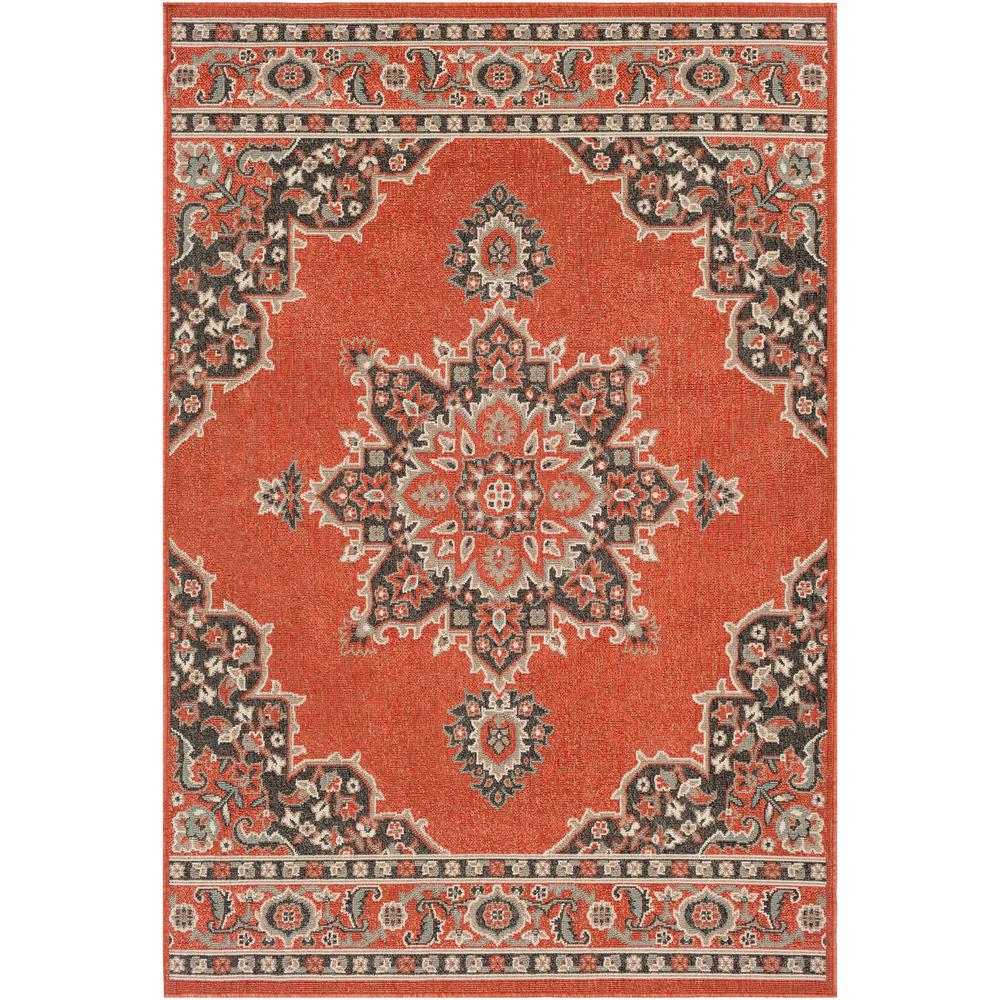Artistic Weavers Felix Burnt Orange 6 ft. x 9 ft. Solid Indoor/Outdoor