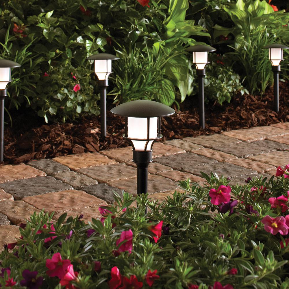 Landscape Path Light Low Voltage Outdoor Integrated LED Lamp 6 Pack Kit
