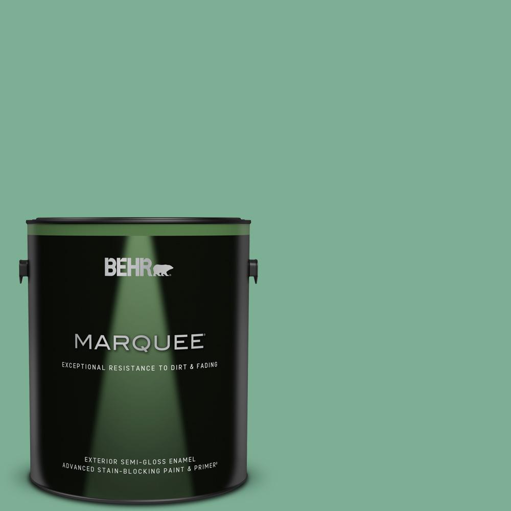 BEHR MARQUEE 1 gal. MQ612 Nature Green SemiGloss Enamel Exterior