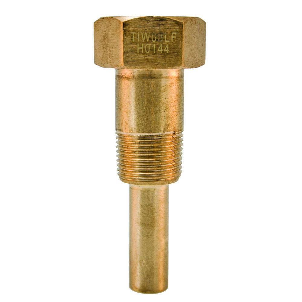 Winters instruments in lead free brass thermowell for