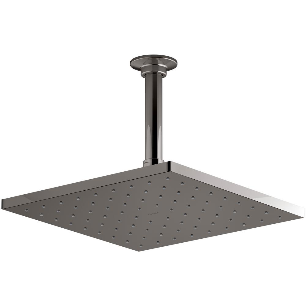 KOHLER Contemporary 10 in. Square Rain Head Air Induction 1Spray