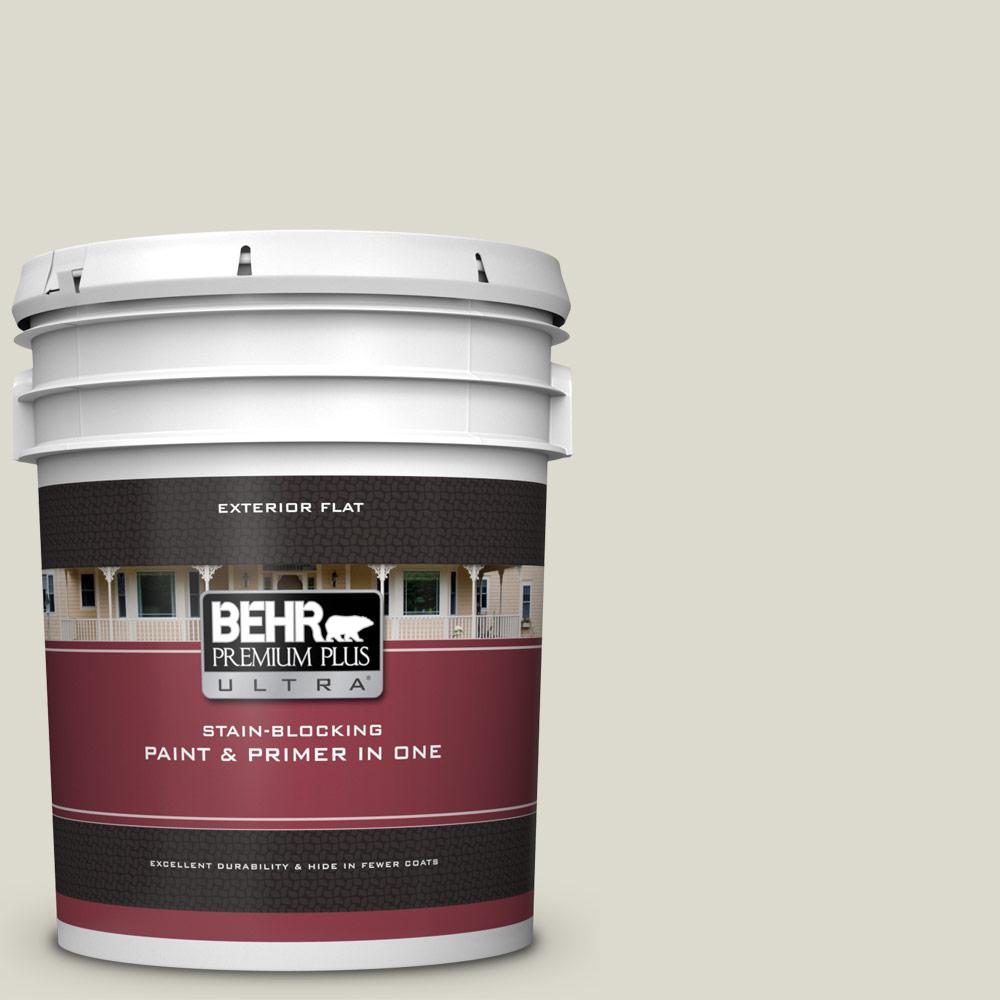 BEHR Premium Plus Ultra 5 gal. MQ318 Ginger Sugar Flat Exterior Paint