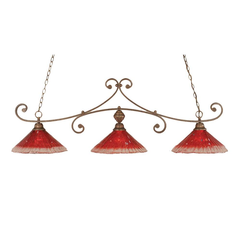 Caelan Collection 5Light Gunmetal Bronze Island Pendant073LPMPGMT