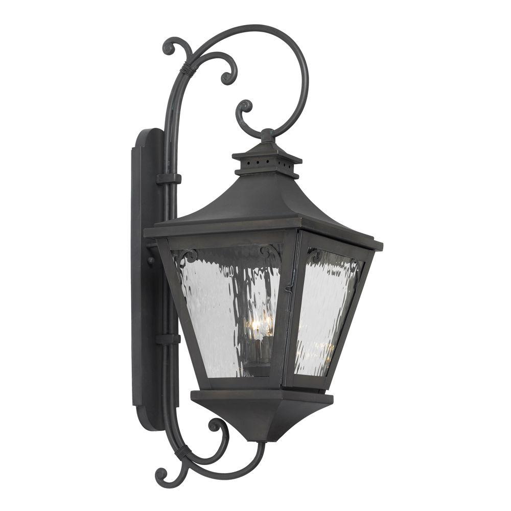 Feiss Castle 4-Light Black Outdoor Wall Lantern-OL1904BK - The Home Depot