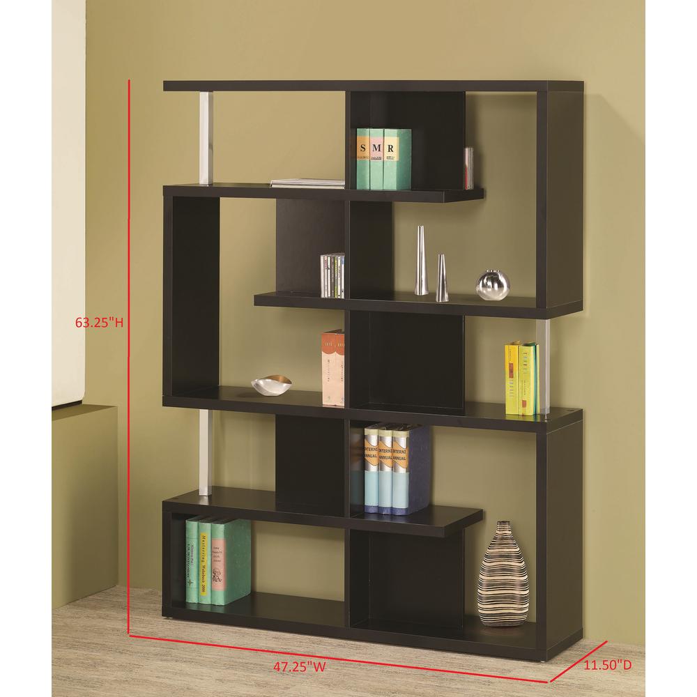 Coaster Bookshelf, Black