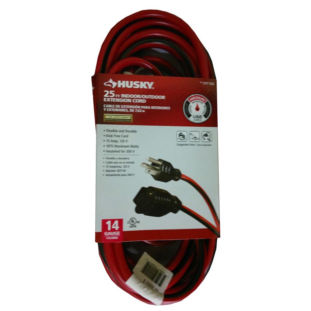 Husky 25 ft. 14/3 Extension CordHD277533 The Home Depot