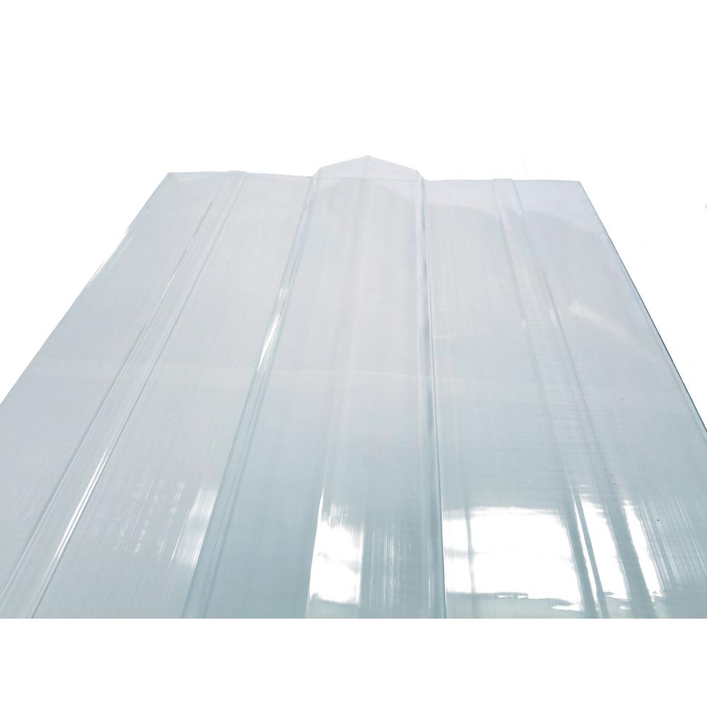  ONDULINE  51 in x 18 in TUFTEX Clear Polycarbonate 