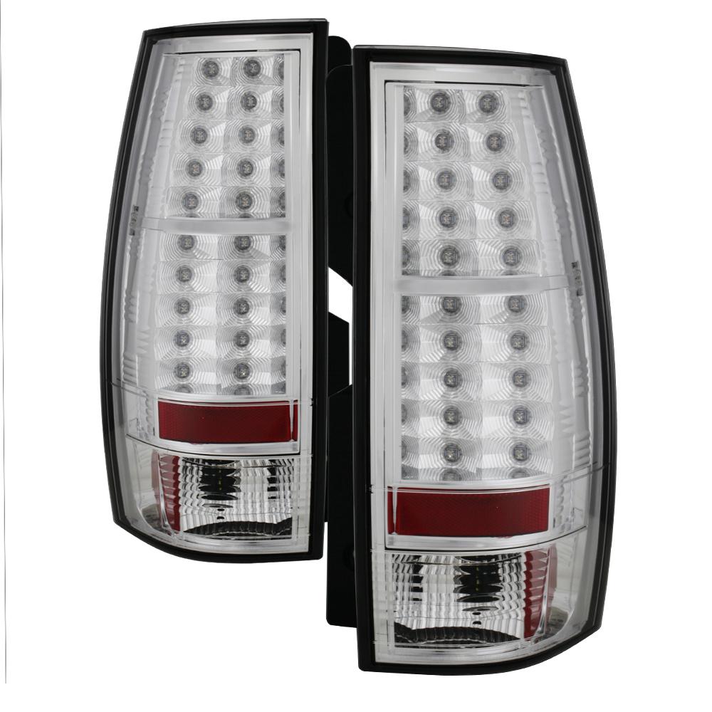 Spyder Auto Chevy Suburban Tahoe 07 14 Gmc Yukon Denali Chevy Suburban Tahoe 07 14 Gmc Yukon Denali Led Tail Lights Chrome
