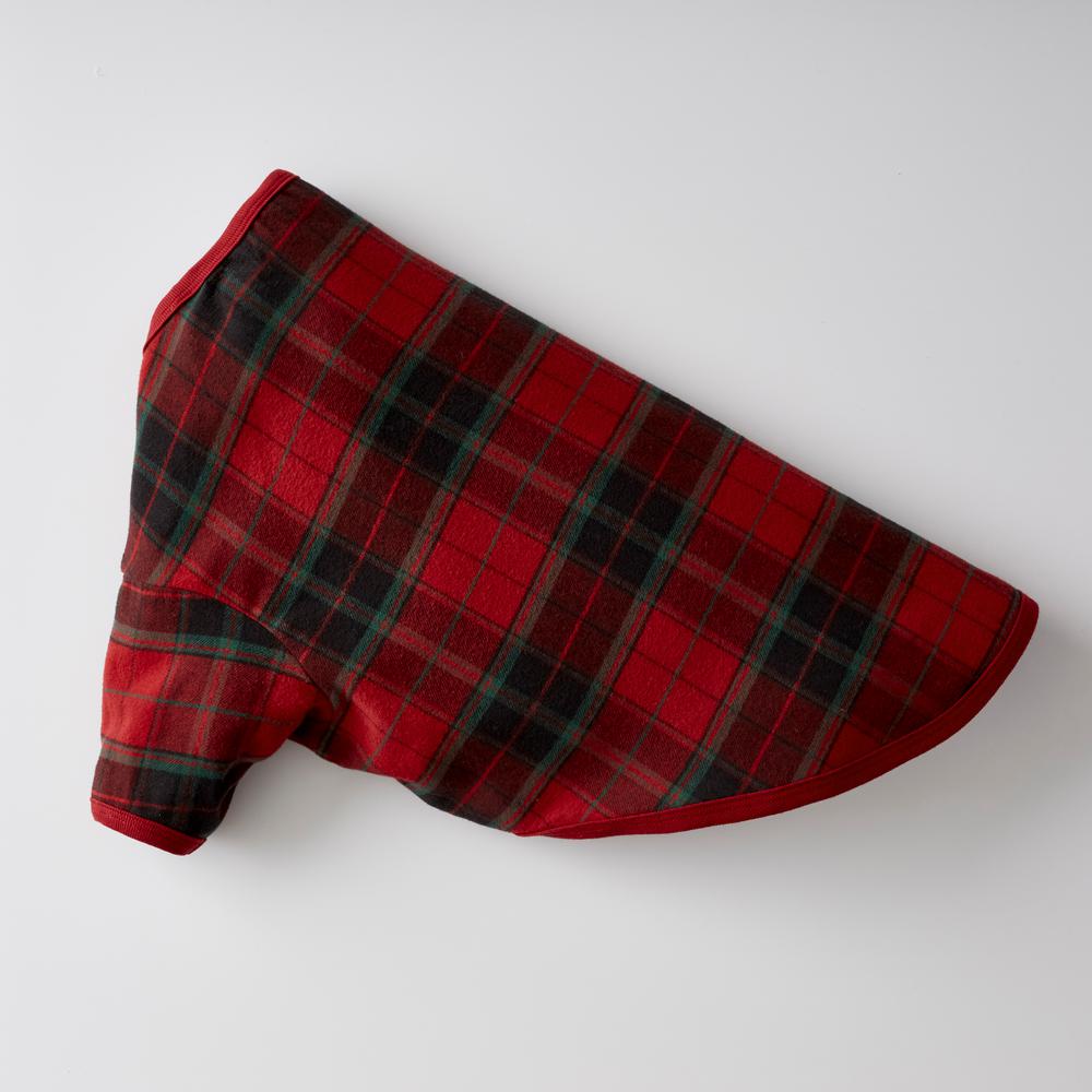 red flannel dog pajamas