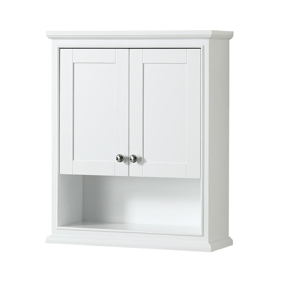 Wyndham Collection Deborah 25 in. W x 30 in. H x 9 in. D Bathroom