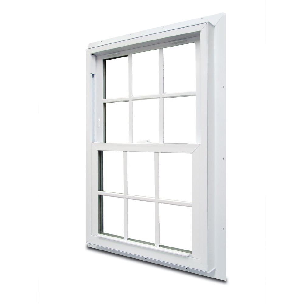 American Craftsman 33.75 in. x 48.75 in. 70 Series Double Hung White