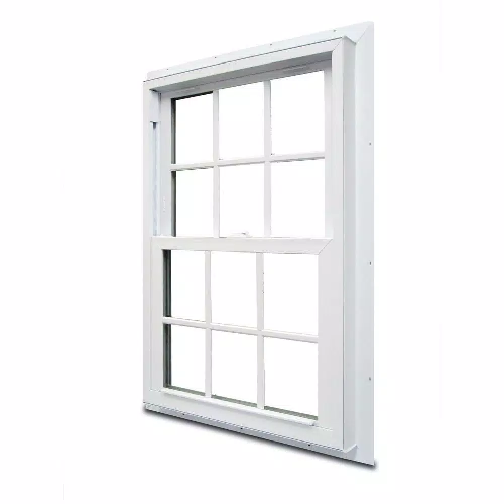 American Craftsman 3375 In X 5675 In 70 Series Double Hung White Vinyl Window With Nailing 4448