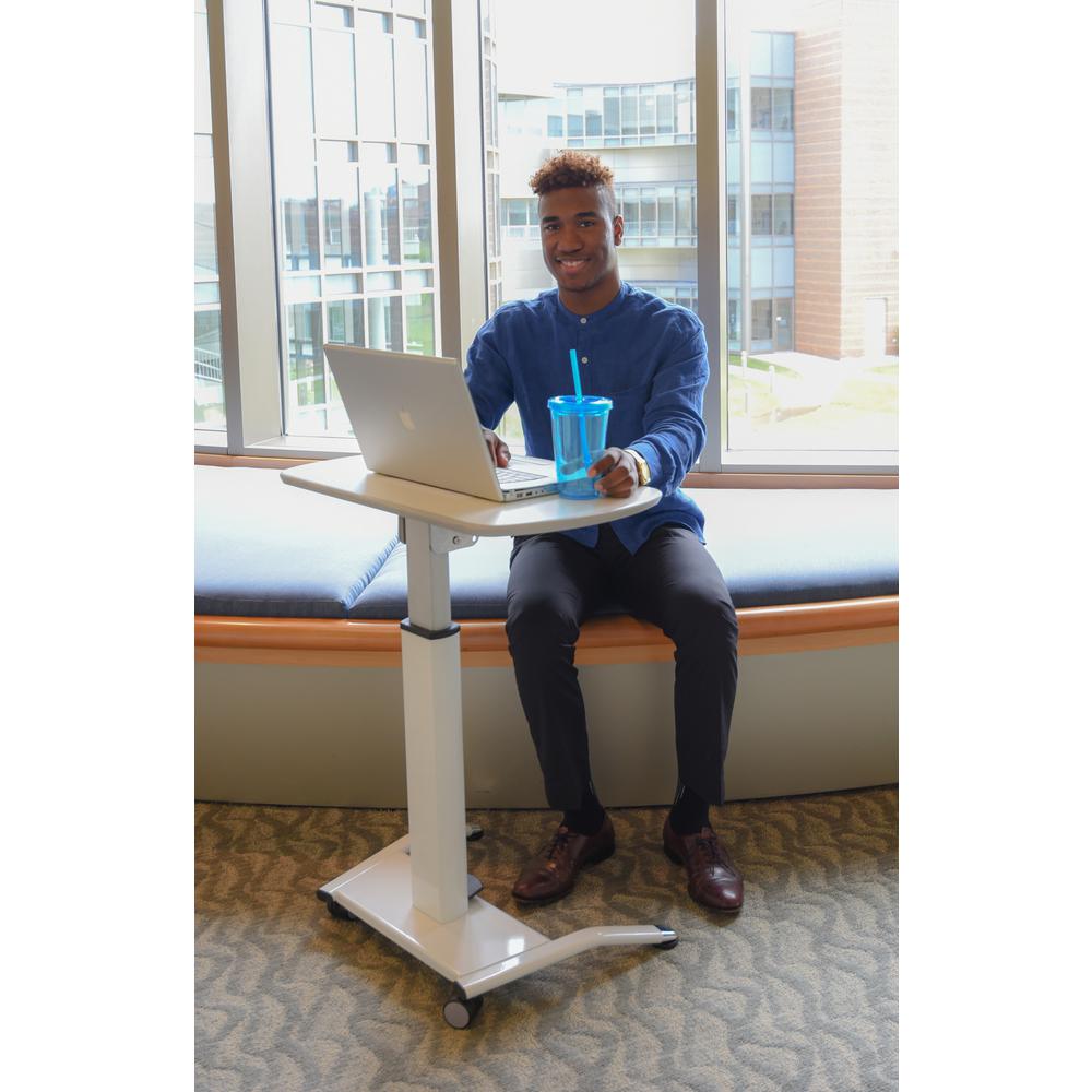 Yes 24 30 Standing Desk 4 Up Desks Home Office Light Gray Laptop Desk