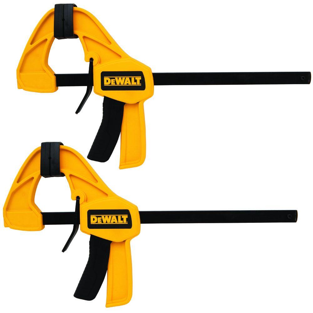 DEWALT 12 in. Medium Trigger Clamp (2Pack)DWHT83158 The Home Depot