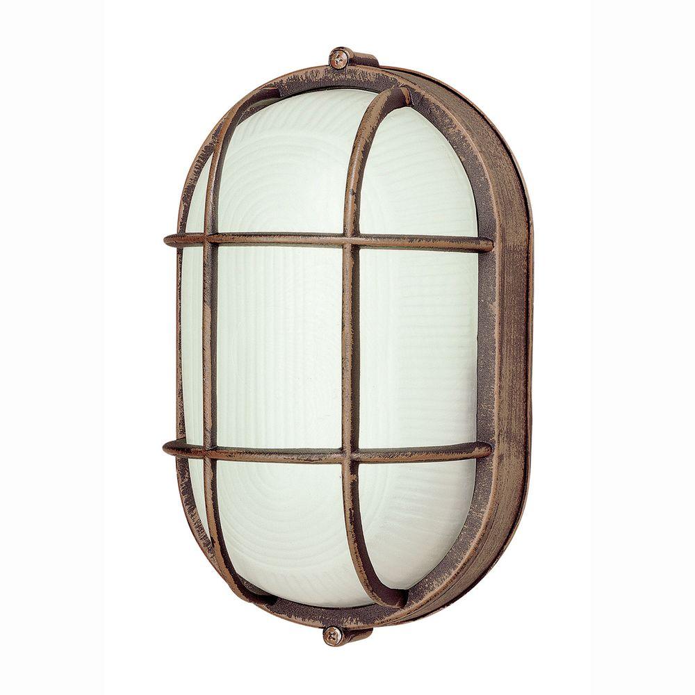 Bel Air Lighting Bulkhead 1 Light Outdoor Rust Wall Or Ceiling Bel Air Lighting Bulkhead 1 Light Outdoor Rust Wall Or Ceiling Fixture With Frosted Glass