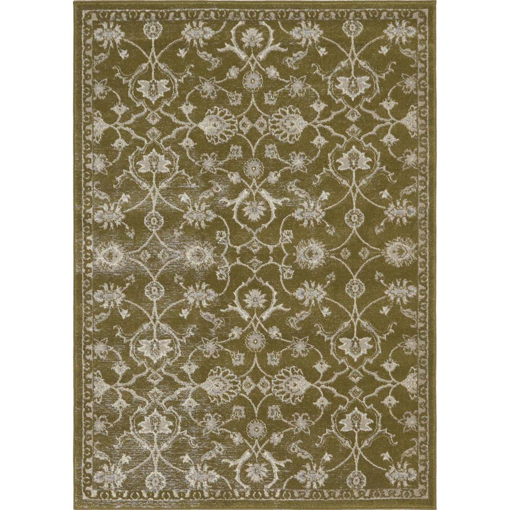 Unique Loom Edinburgh Cosmos Green 4 0 X 5 7 Area Rug 3142035 Edinburgh Cosmos Green 4 0 X 5 7 Area Rug