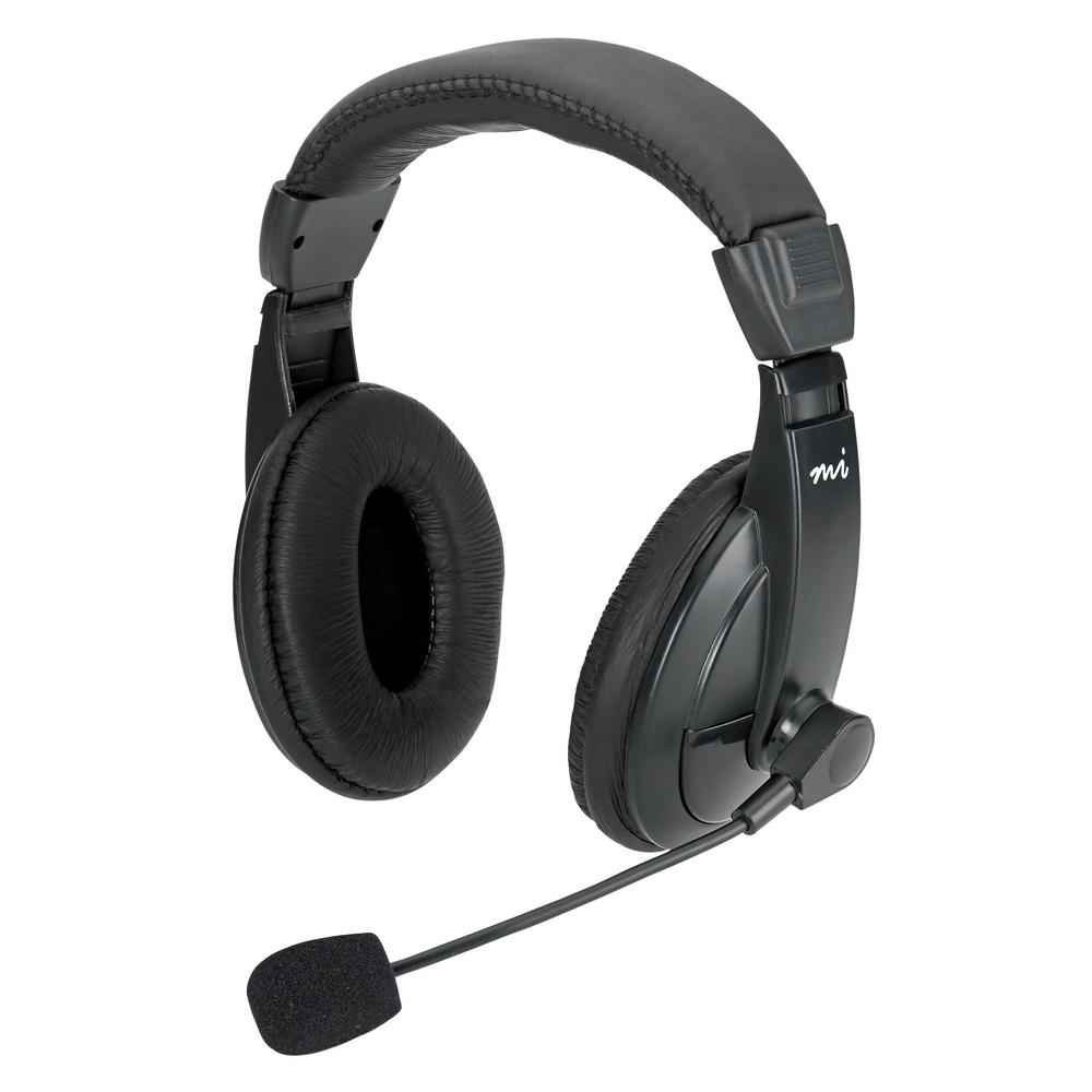 FullSize Stereo Headset with Padded Ear CupsMM750H The Home Depot
