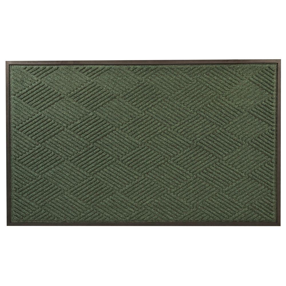 Notrax Opus Green 24 In X 36 In Rubber Backed Entrance Mat