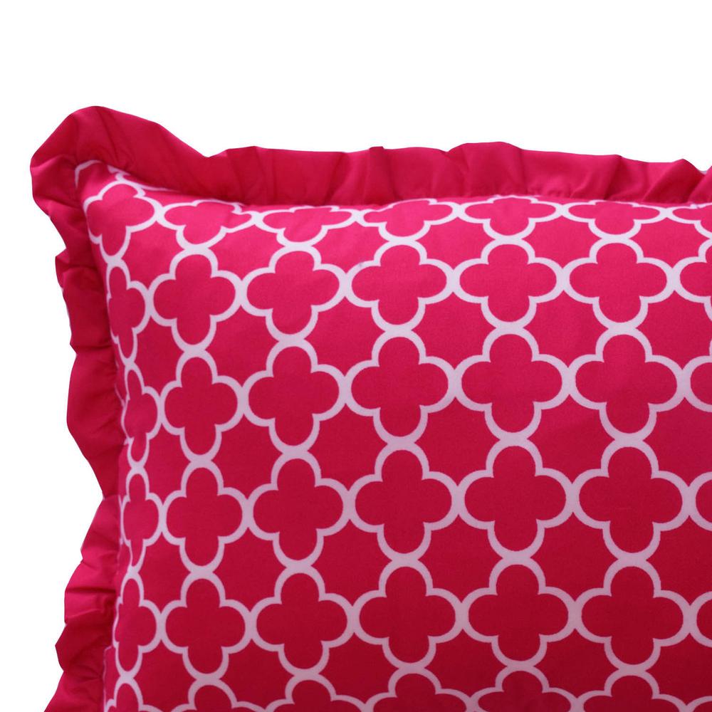Waverly Reverie Pink Geometric Polyester 12 In X 18 Throw Waverly Reverie Pink Geometric