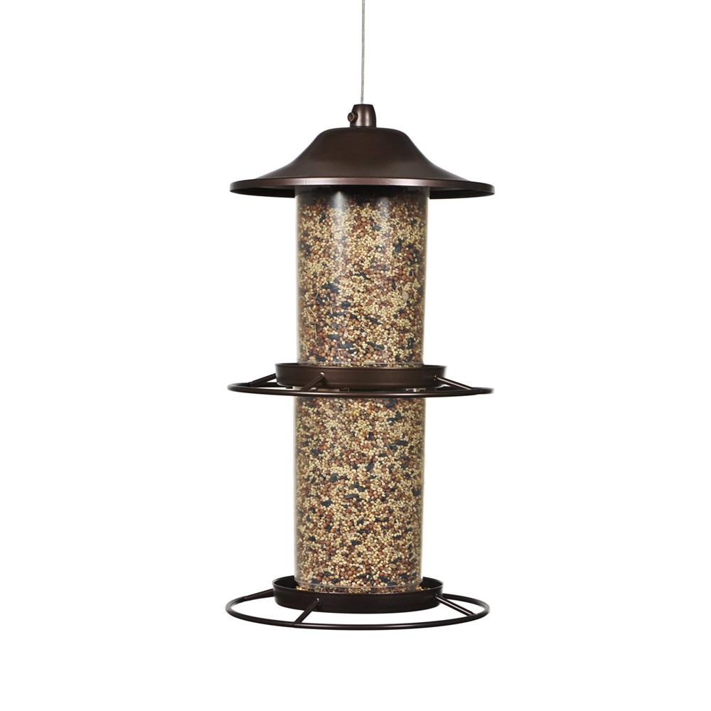 PerkyPet SureLock Lid Hanging Bird Feeders Outdoors The Home Depot
