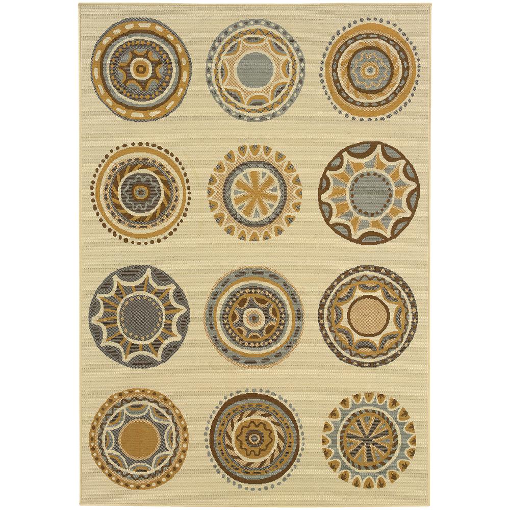 Home Decorators Collection Whirl Terra/Natural 7 ft. 6 in. x 10 ft ...