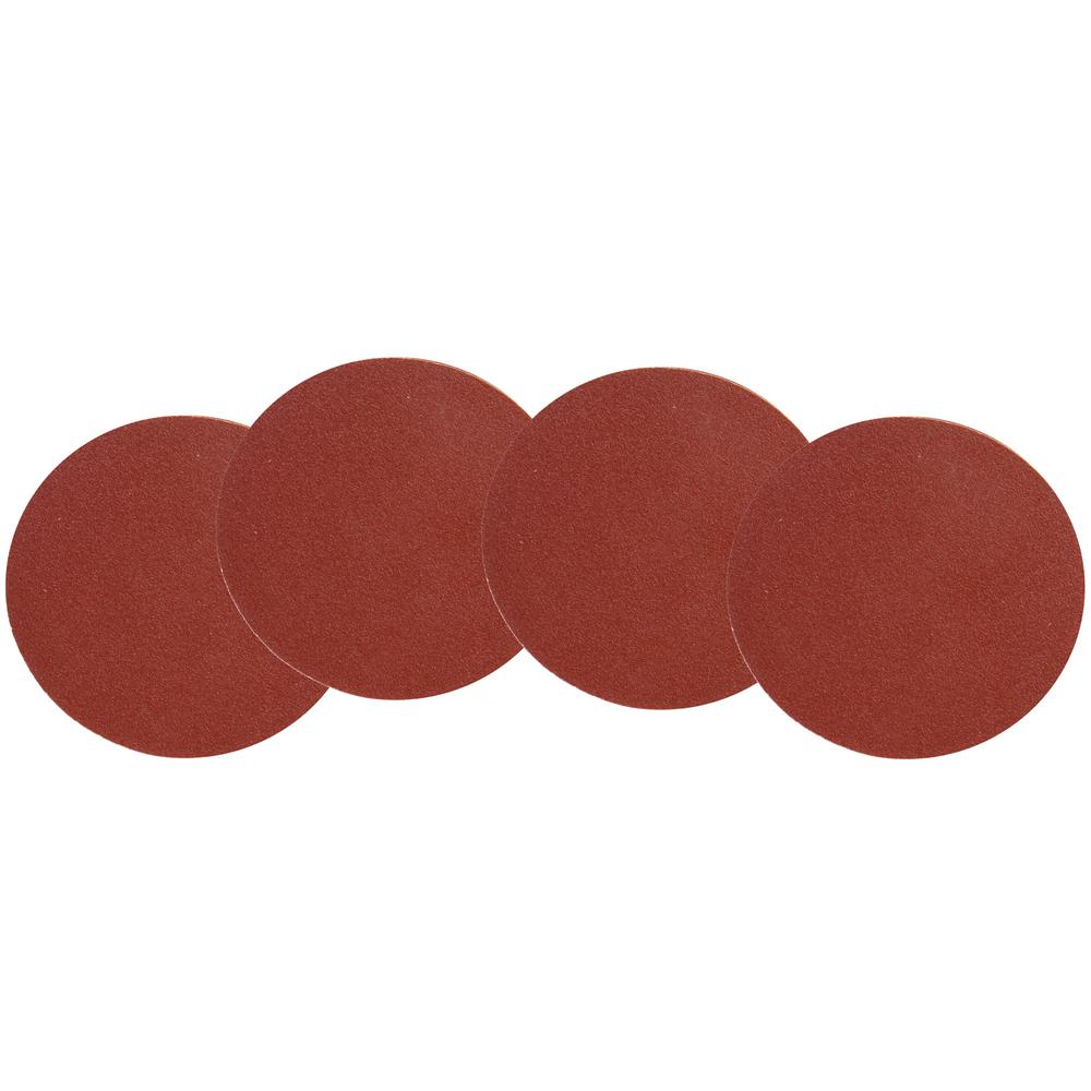 5 Pack 8 Inch 36 Grit Adhesive Back Aluminum Oxide Metal Sanding Discs