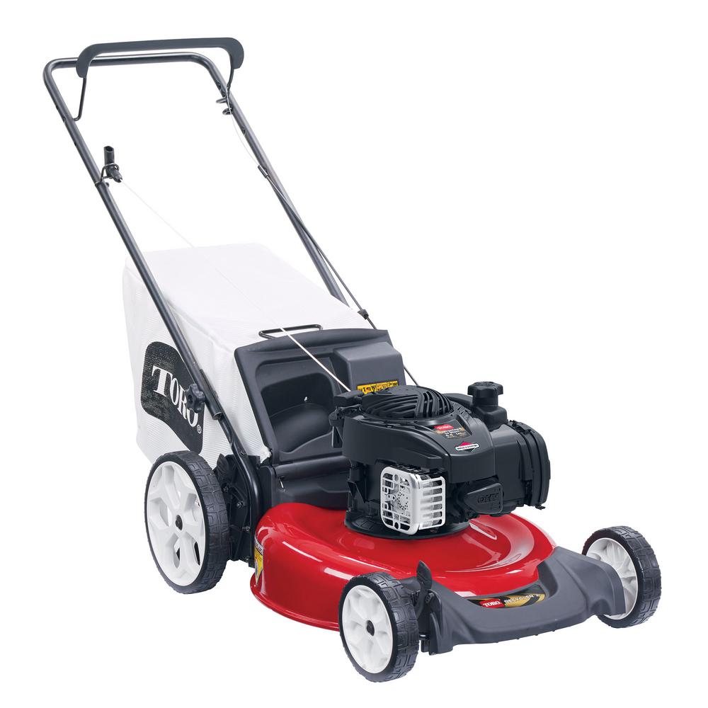 Toro Recycler 21 In Briggs And Stratton High Wheel Gas Walk Behind Push