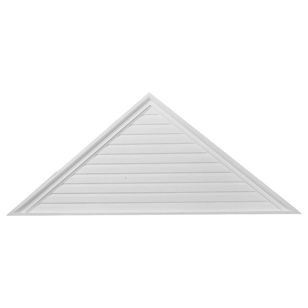 Ekena Millwork 21/8 in. x 72 in. x 21 in. Decorative Pitch Triangle