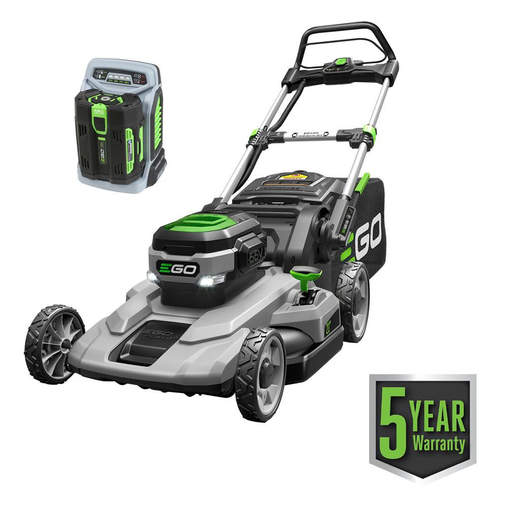 Ego Lawn Mowers Outdoor Equipment The Home Depot 21 In 56 Volt Lithium Ion Cordless Battery Walk Behind Push Mower 5 0
