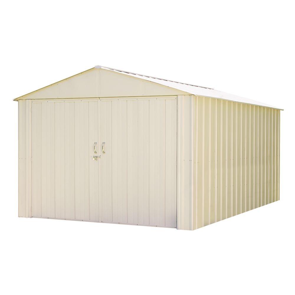 nib lifetime durable steel-reinforced plastic shed 8x8x8