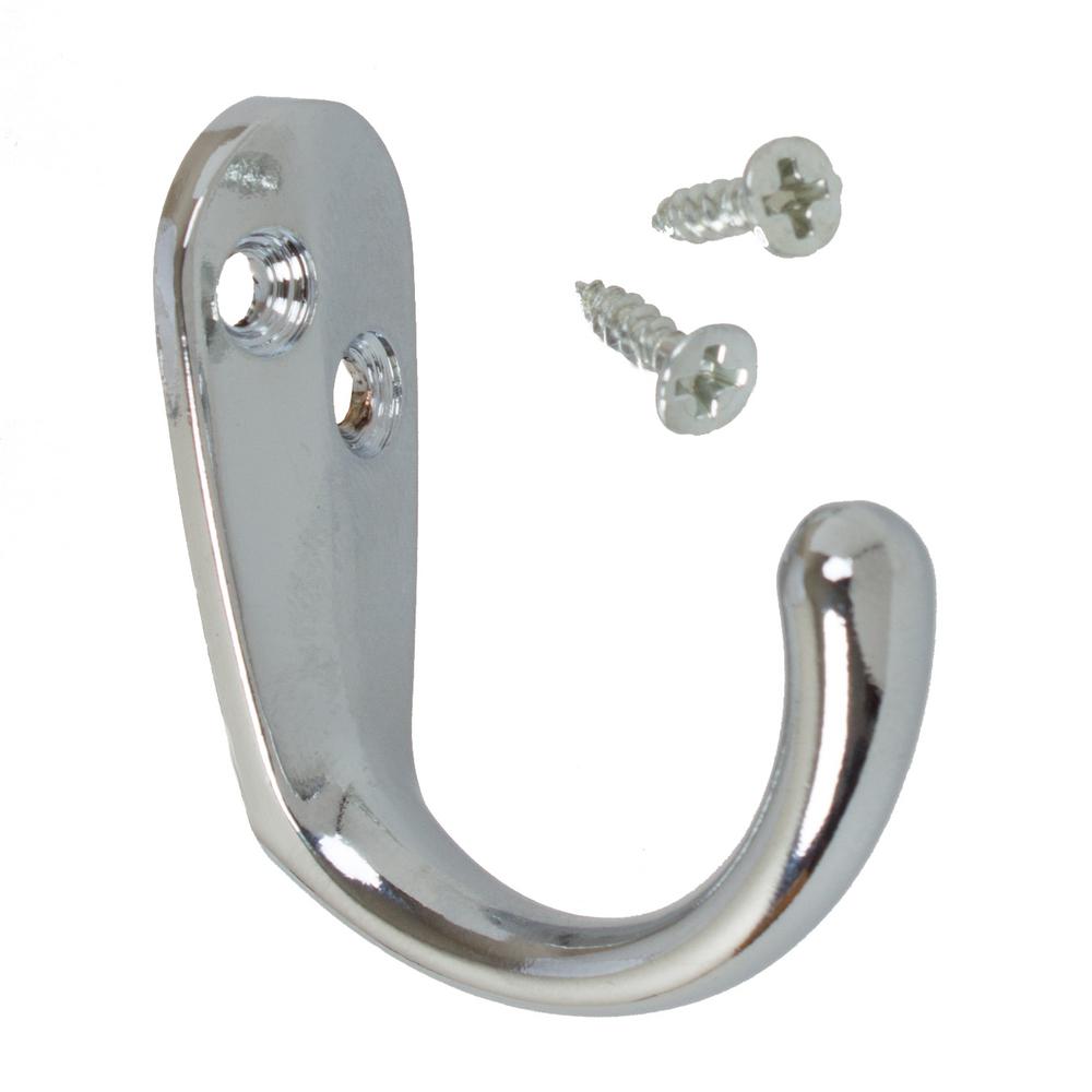 chrome coat hooks