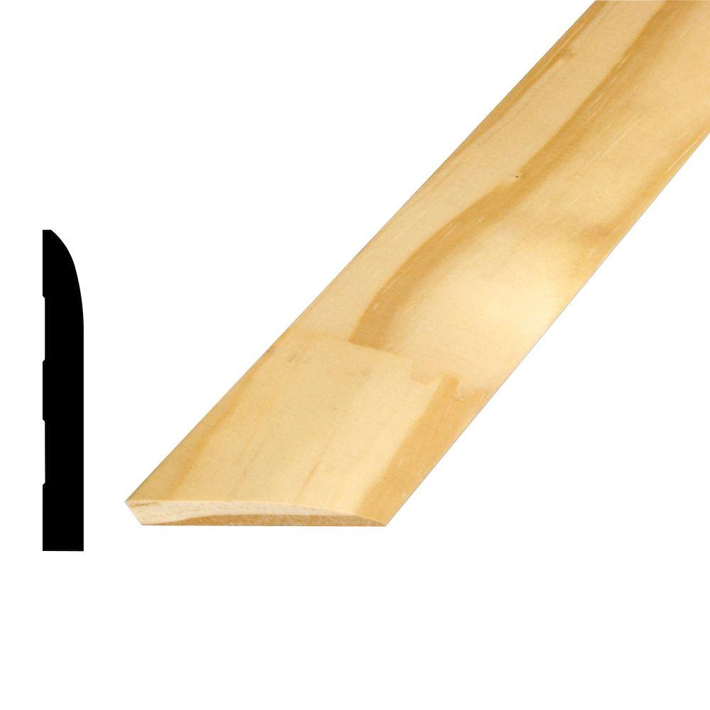 Alexandria Moulding WM 710 9/16 in. x 4-1/4 in. x 96 in. Pine Finger ...