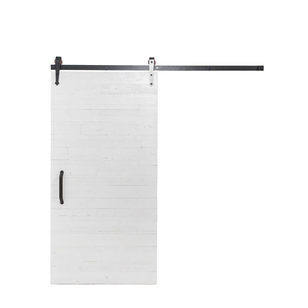 Rustica Hardware 42 inch x 84 inch Rustica Reclaimed White Wood Barn Door with... by Rustica Hardware
