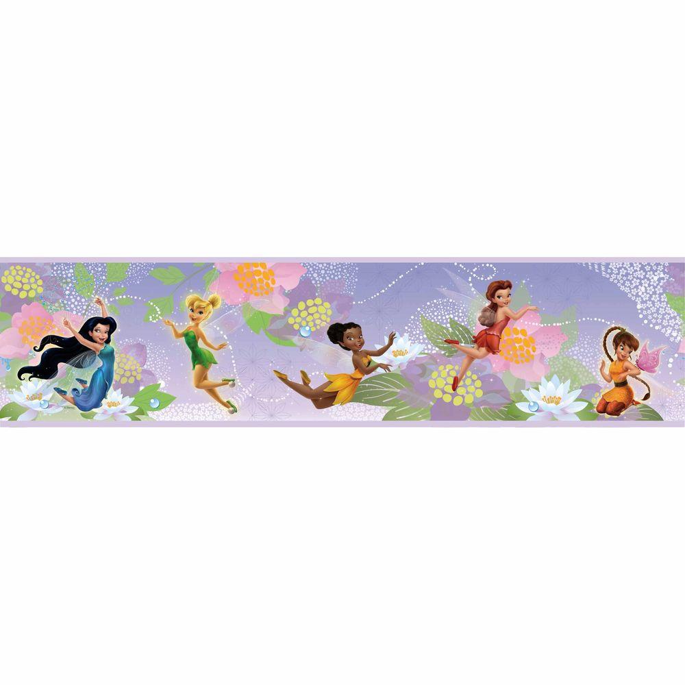 RoomMates Disney Fairies Peel and Stick Wallpaper Border-RMK1492BCS