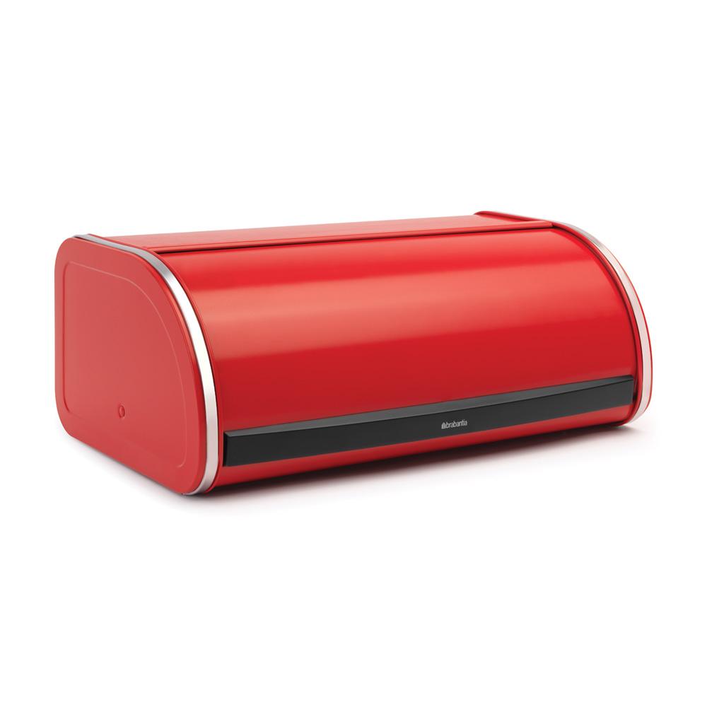 Brabantia Brabantia Roll Top Bread Box, Passion Red 484001 The Home Depot