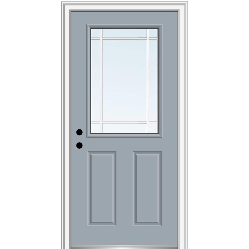 Mmi Door 36 In X 80 In Prairie Internal Muntins Right Hand
