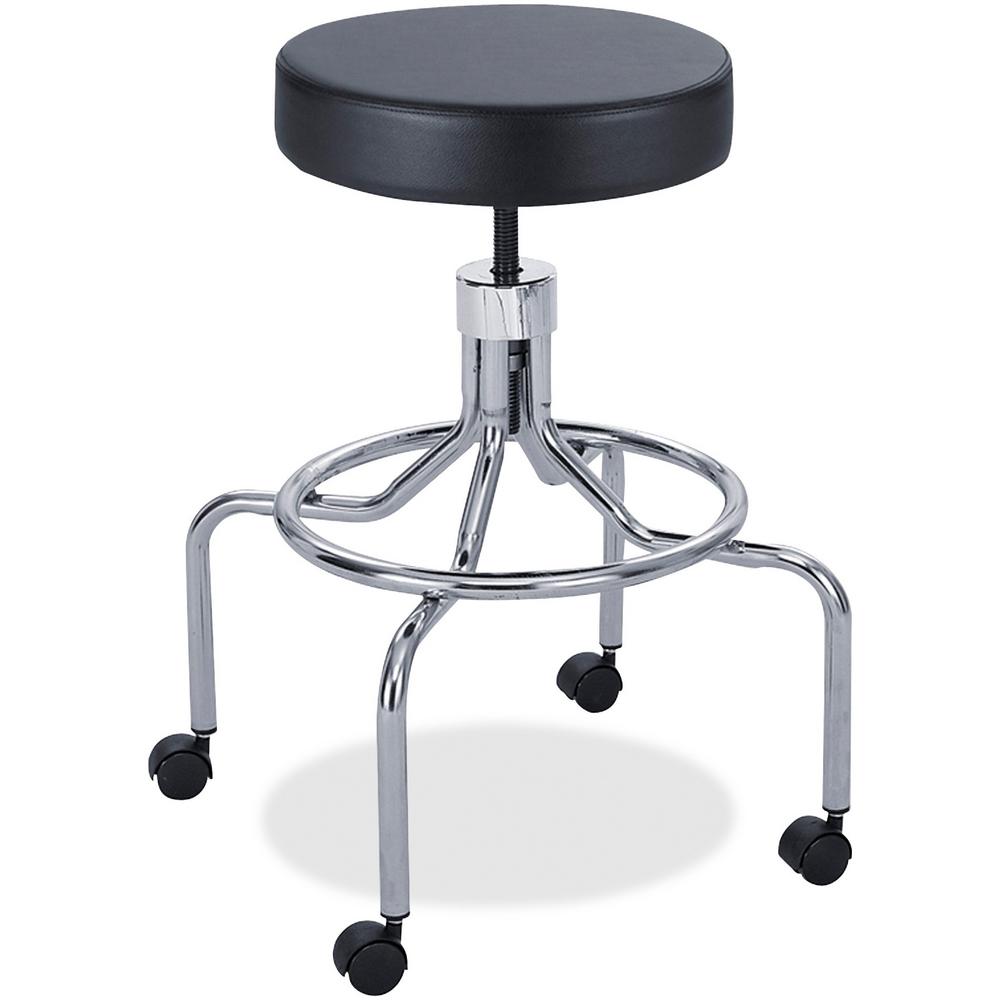 Safco Home Office Furniture The Depot Black Vinyl Lab Stool