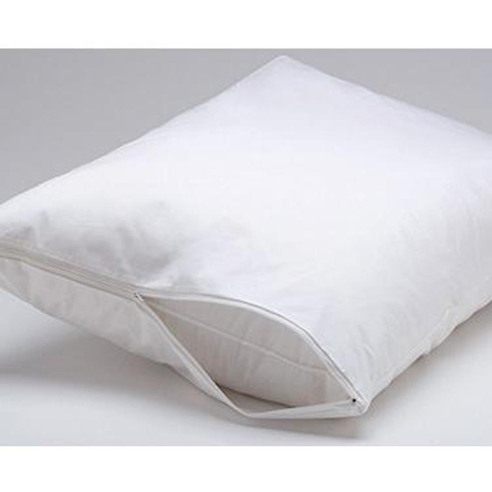 King - Evolon Zippered Allergy Pillow Protector - Dust Mite, Bed Bug, and Allergen Proof Encasement