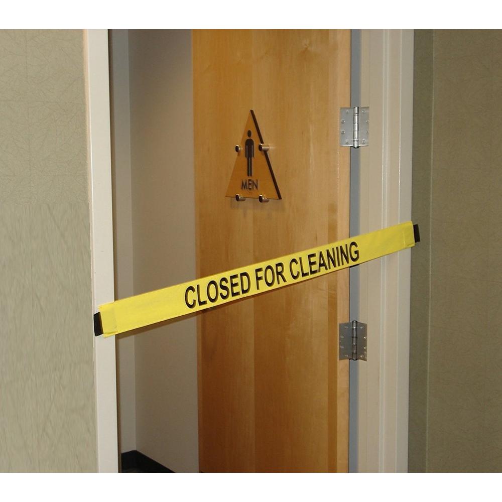Magnetic Door Barrier Nylon Safety Barrier With Magnetic Ends
