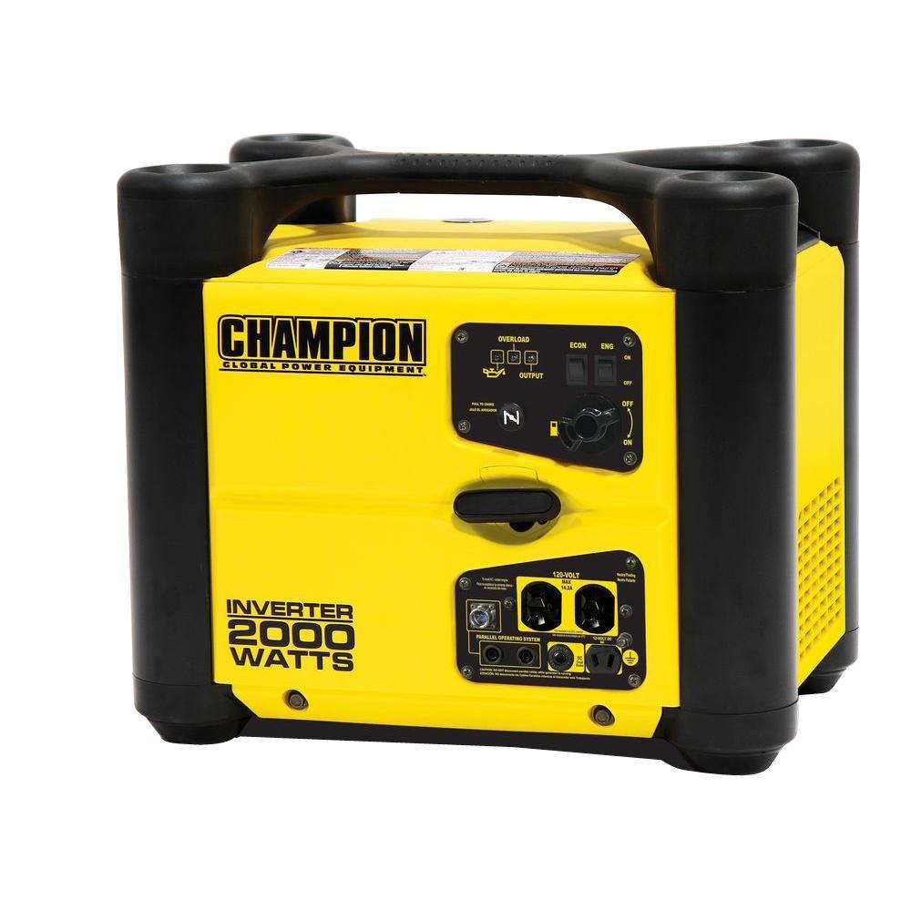 Champion Power Equipment 2,000-Watt Recoil Start Gasoline Powered Portable... by Champion Power Equipment