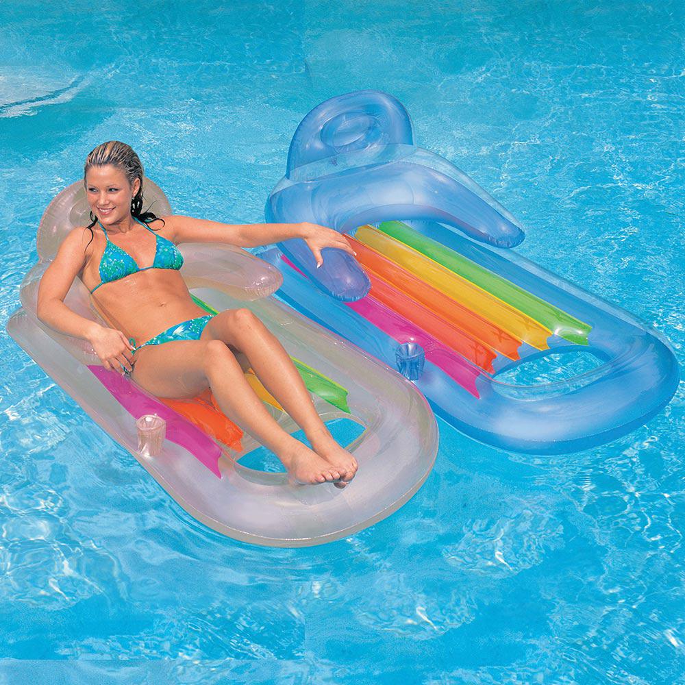 Intex King Kool Blue And Silver Pool Float 2 Pack 58802ep Bs 02 Intex King Kool Blue And Silver Pool Float 2 Pack