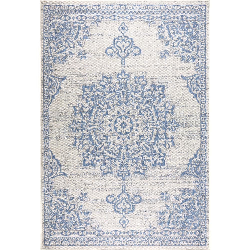 Nicole Miller Patio Country Gray Blue 5 Ft 2 In X 7 Indoor Outdoor Area Rug Nicole Miller Patio Country Gray Blue 5 Ft 2 In X 7 Indoor Outdoor Area Rug