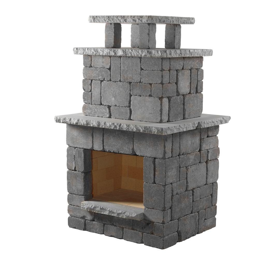 Necessories Bluestone Compact Outdoor Fireplace 4200038 The Home